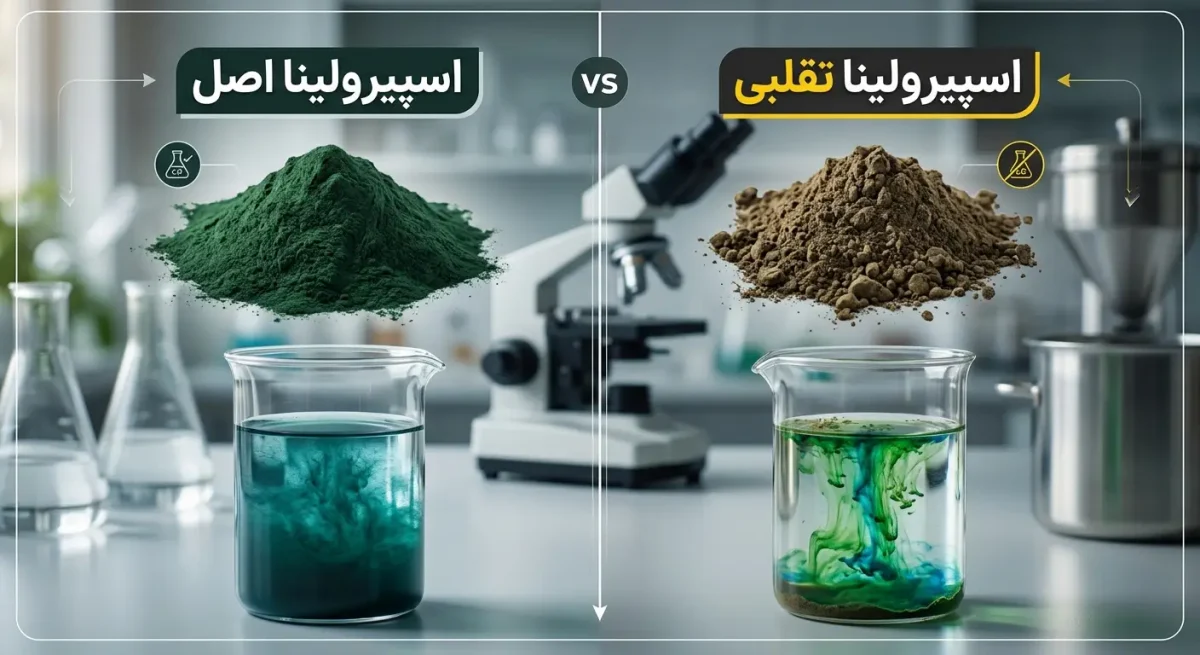 راه‌های تشخیص اسپیرولینای اصل از تقلبی